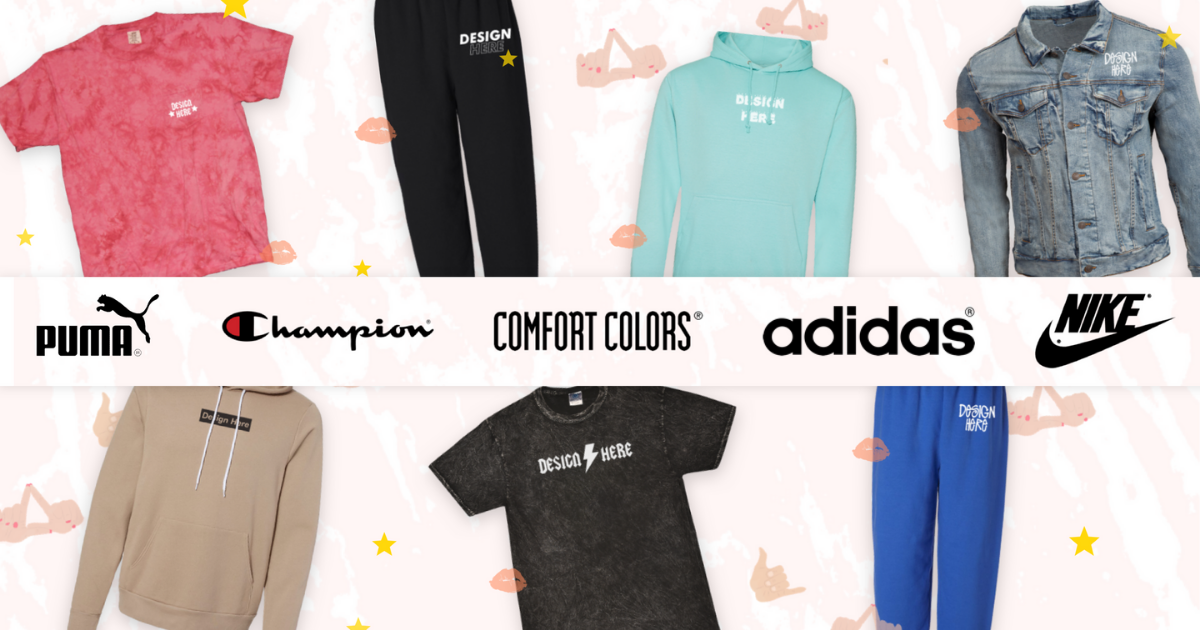Fresh Can Champion Trendy Colors, Prints Comfort Products … 500+ We Customize Nike, Adidas, | | Browse